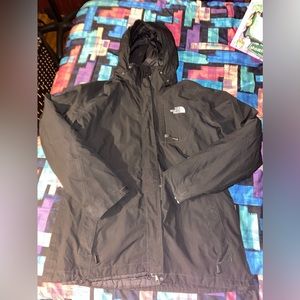The north face black jacket used